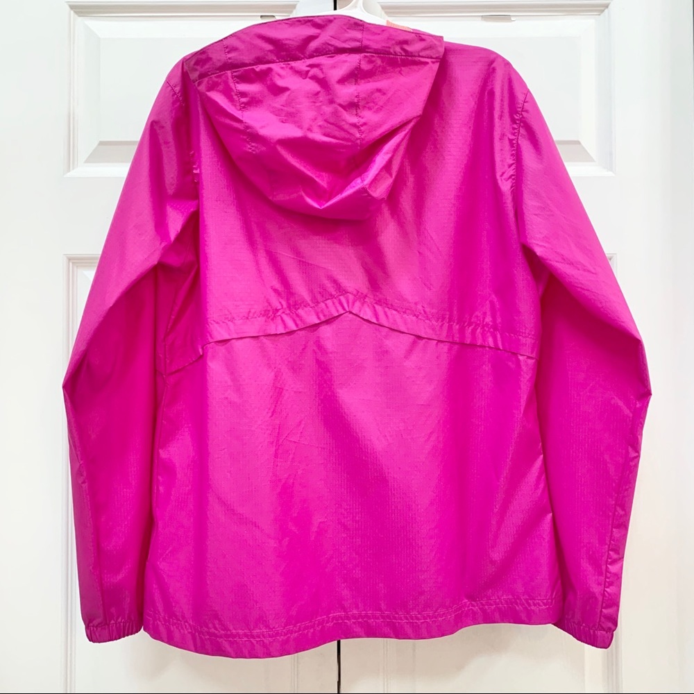 Columbia Windbreaker/ Rain Jacket Coral/Pink XL - Picture 3 of 5